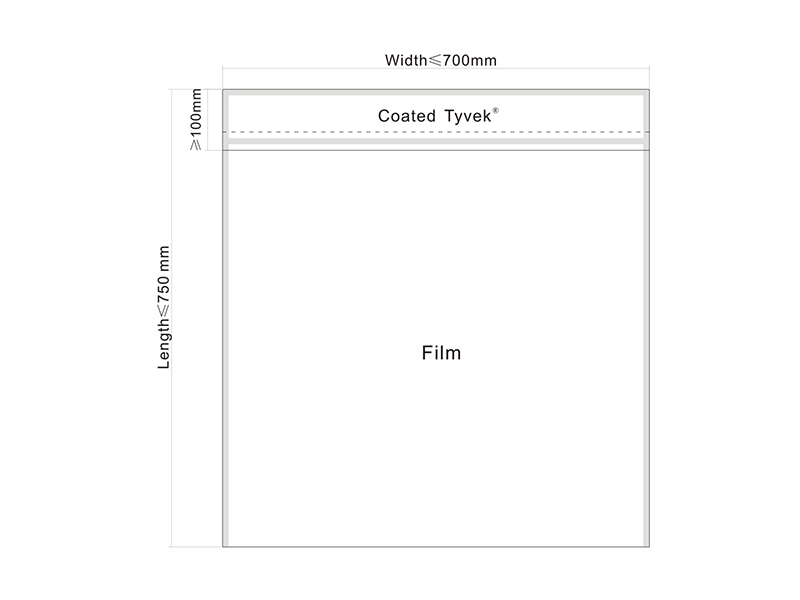 Túi tiêu đề AMD với Tyvek